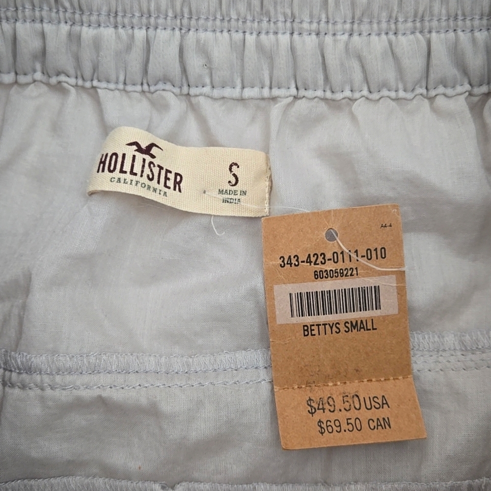 Hollister Gray Ruffle Layer Skirt With Bow - Size S - Nwt - Picture 6 of 7